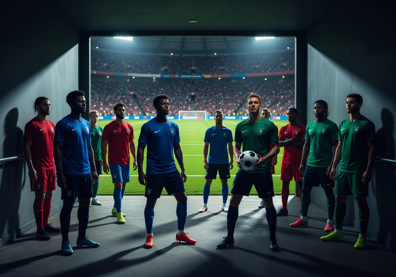 Young breakthrough football talents preparing to make their mark on the world stage